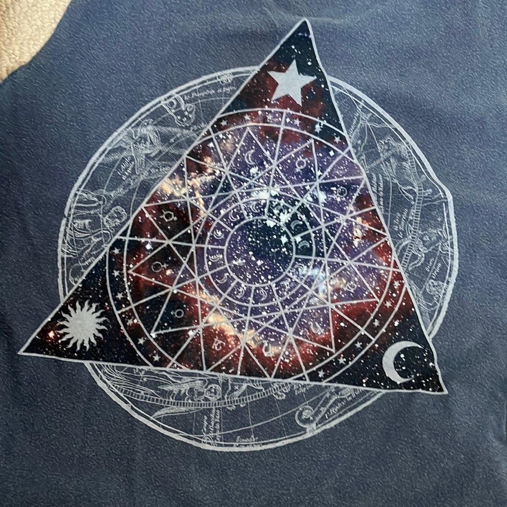 Ladies Sun Moon Stars Tank Top